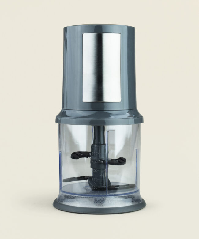 Πολυκόφτης 400watt γκρι inox