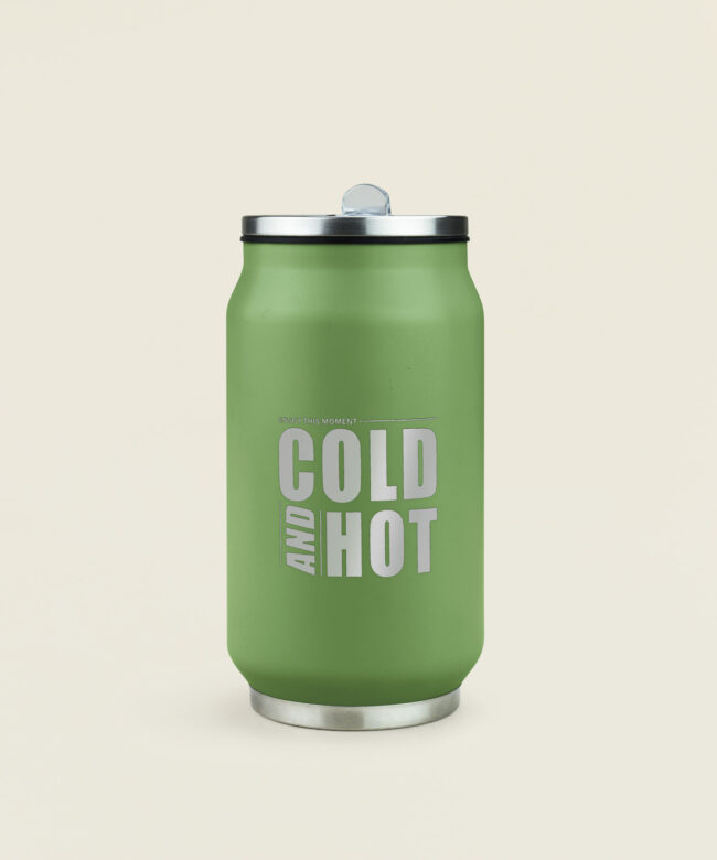 Θερμός ποτήρι Cold&Hot 330ml σε πράσινο χρώμα