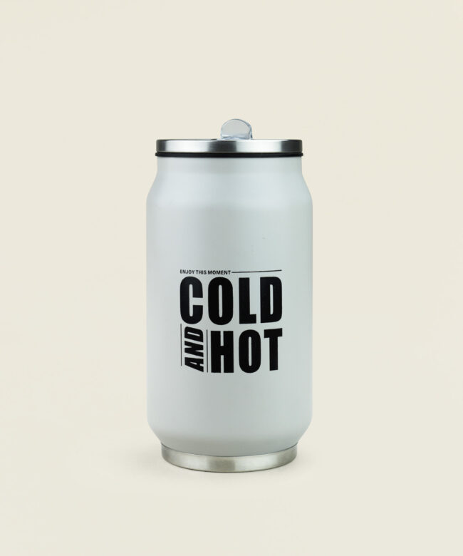 Θερμός ποτήρι Cold & Hot 330ml σε μπεζ χρώμα