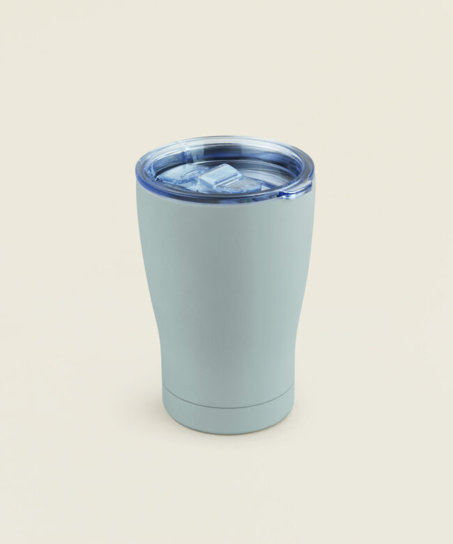 Ποτήρι θερμός ανοξείδωτο 370ml σε γκρι χρώμα