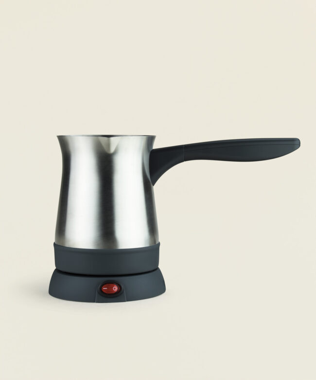 Ηλεκτρικό μπρίκι ανοξείδωτο 400 ml 1000W σε μαύρο χρώμα