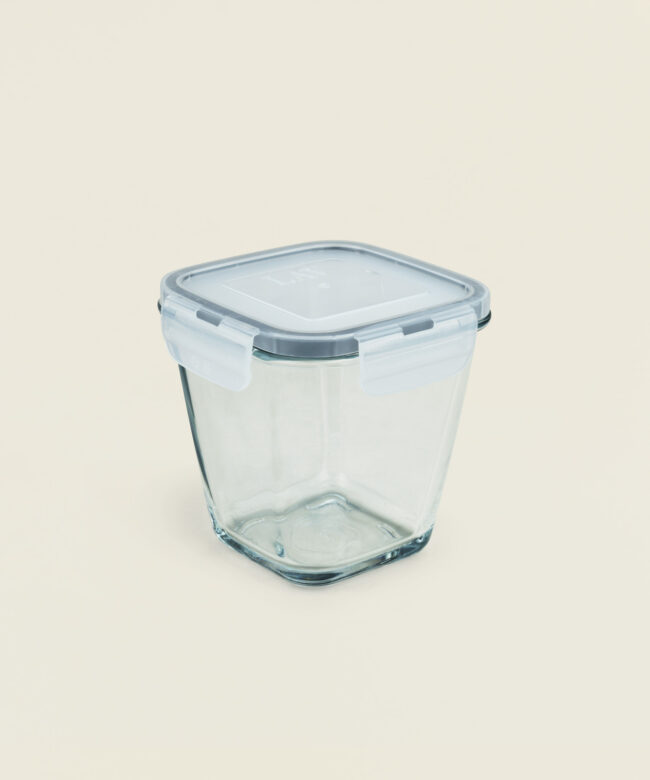 Φαγητοδοχείο Fresco γυάλινο τετράγωνο 700ml