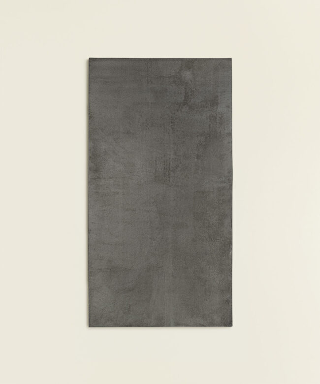 Χαλί Mink 75X140εκ. σε ανθρακί χρώμα