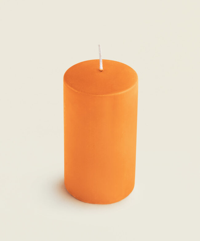 Κερί κορμός αρωματικό orange