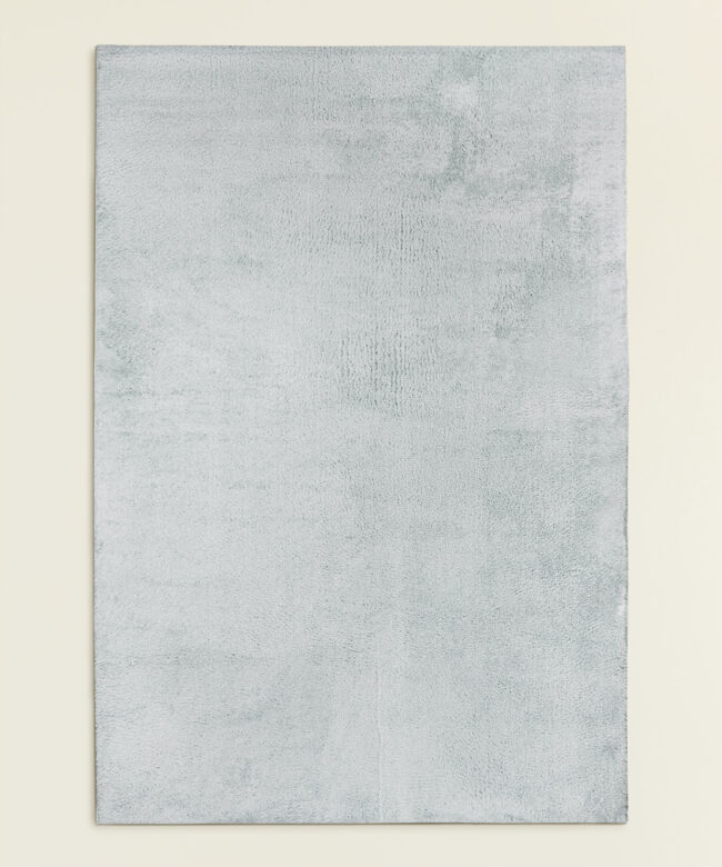 Χαλί Mink 150X220εκ. σε γκρι ασημί χρώμα